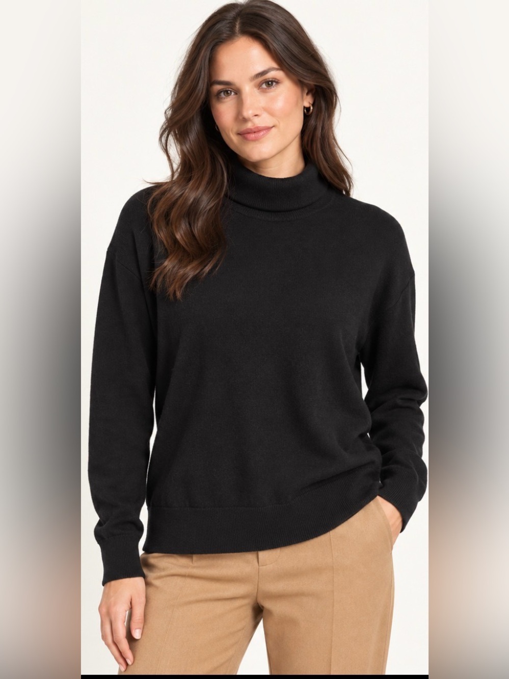 H&M Black Turtleneck Sweater